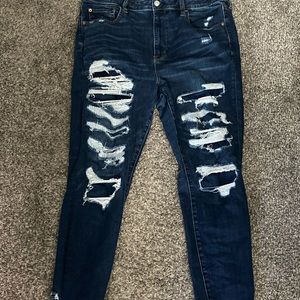 Womens 18 regular NEXT LEVEL STRETCH American Eagle jeggings super Hi-rise